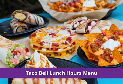 what time does taco bell start serving lunch